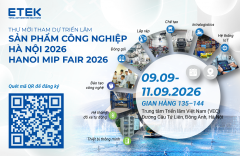 ETEK tham dự Hanoi MIP Fair 2026 – Khám phá không gian công nghệ tự động hóa toàn diện